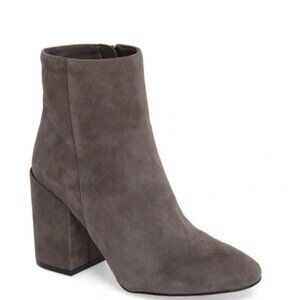 Vince Camuto Destilly Booties 8.5 Grey Suede